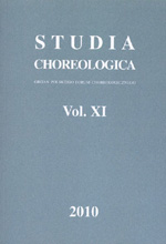 Studia Choreologica Vol. XI