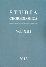 Studia Choreologica Vol. XIII