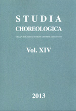 Studia Choreologica Vol. XIV
