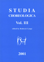 Studia Choreologica III