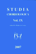Studia Choreologica IX
